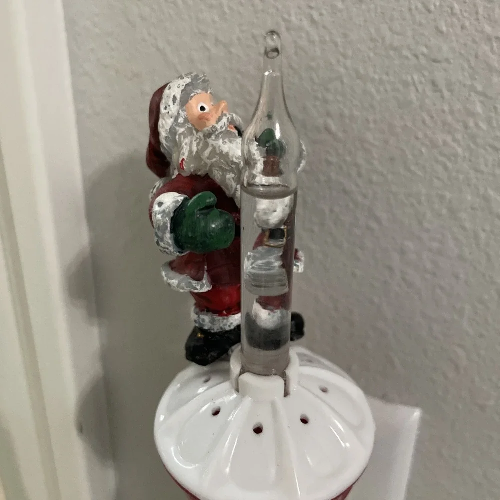 Qty 2 Roman Inc Vintage Holiday‎ Night Lights Tested Works Great-Snowman & Santa